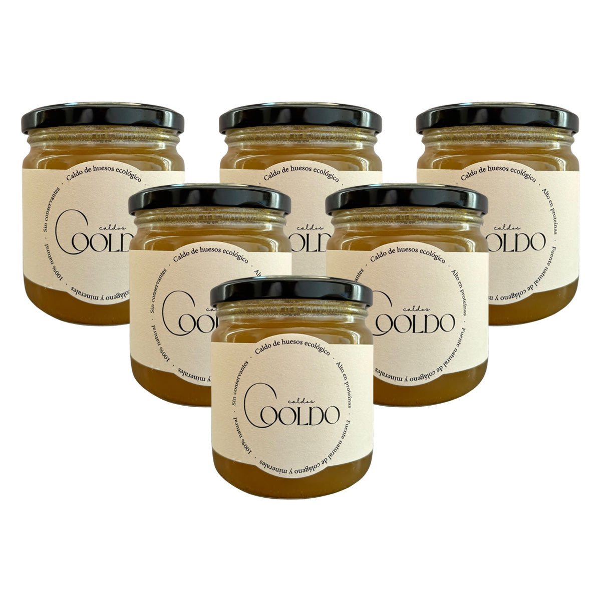 Cooldo Knochenbrühe, 6er-Pack, 300 ml