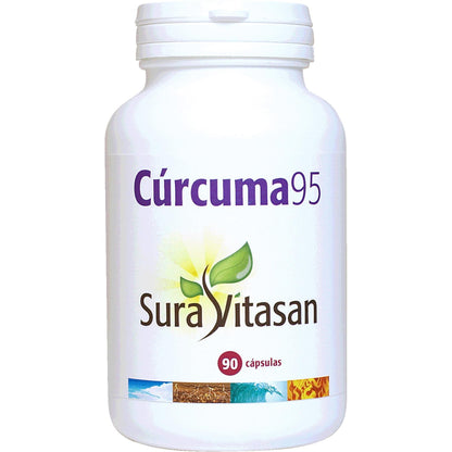 Curcuma 95 avec pipérine  90 gélules Sura Vitasan