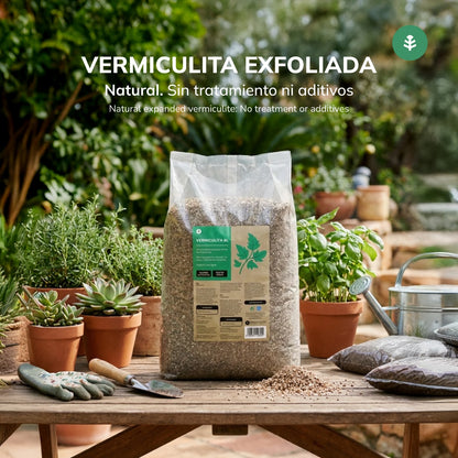 Förpackning 3xPlanet Vermiculite för grönsaksodling 8 liter