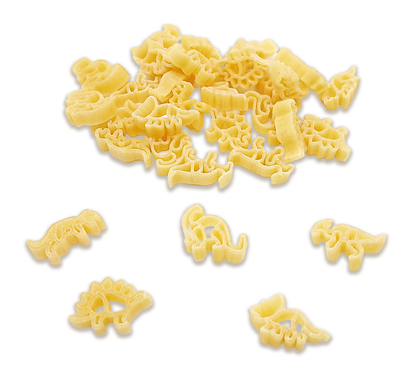 Kinderpasta Mix Dinosaurussen van Eco Castagno tarwe 500 ml