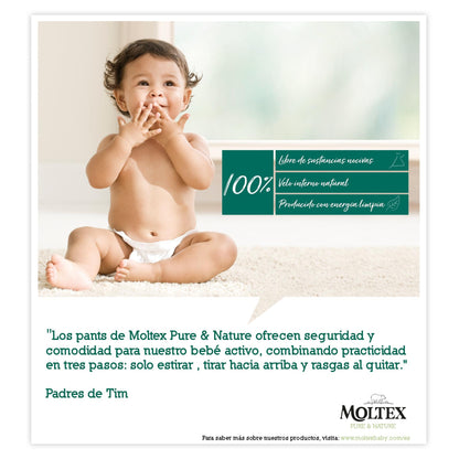 Moltex Pure & Nature T6 (+14 kg) Nappies, 18 pcs