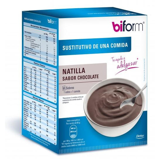 Biform chocolate substitute cream, 6 sachets