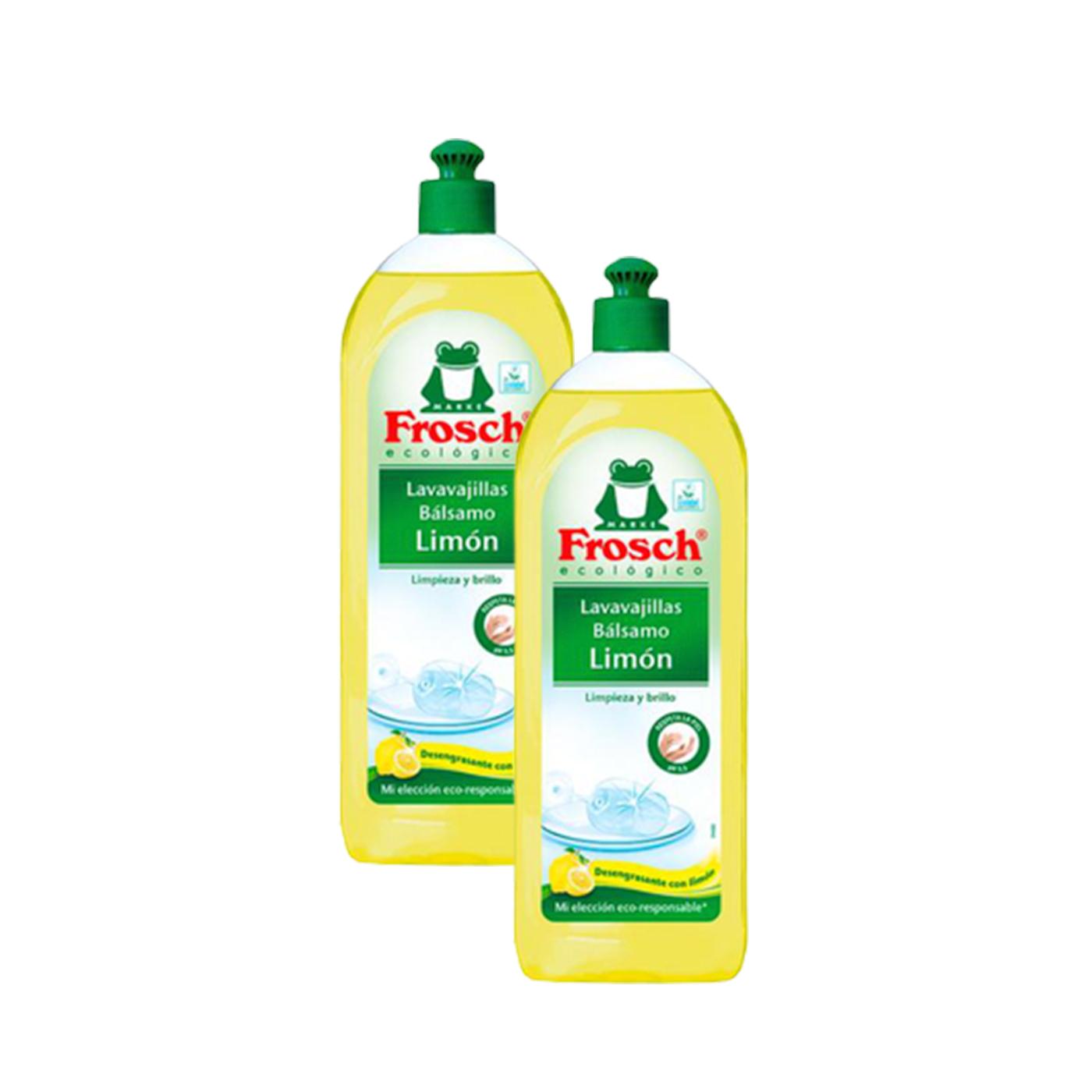 Pakket 2x Eco Frosch afwasmiddel citroen 750 ml