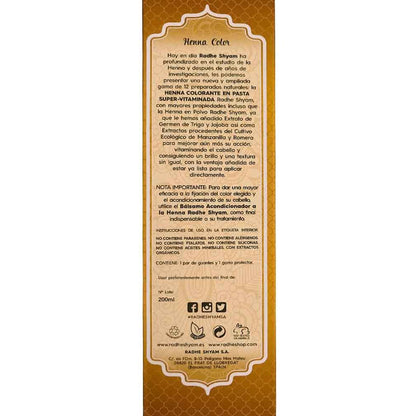 Henna Pasta Blond As Radhe 200 ml Radhe