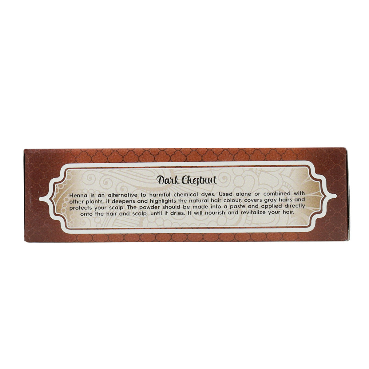 Henna i pulverform, mörkbrun, 100 g