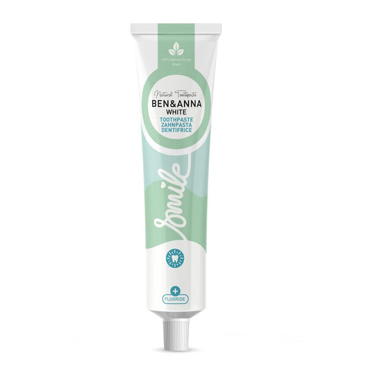 Dentifricio White al fluoro Ben & Anna tubetto 75 ml