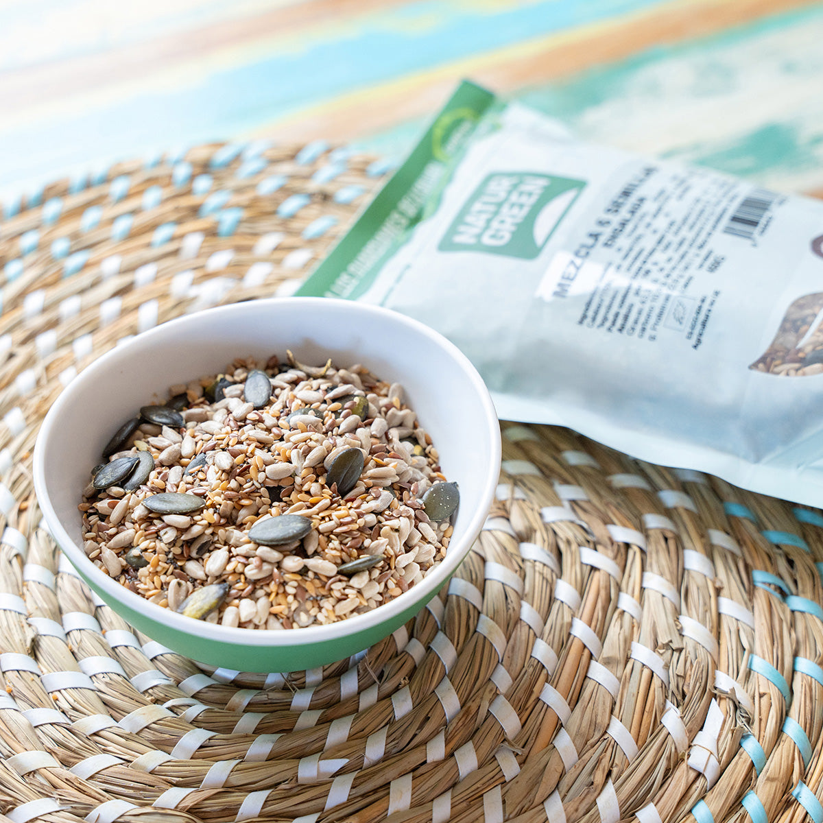 Blandning av 6 frön till sallad, NaturGreen, 450 g