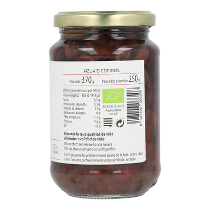 Haricots azuki cuits en conserve ECO Cal Valls, 290 g
