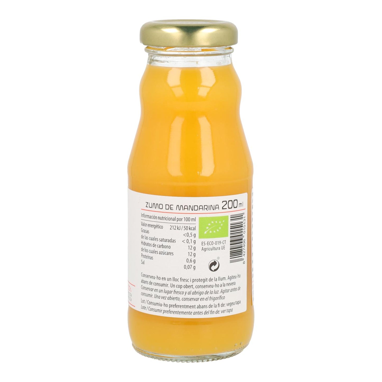 Jus de mandarine ECO Cal Valls 200 ml
