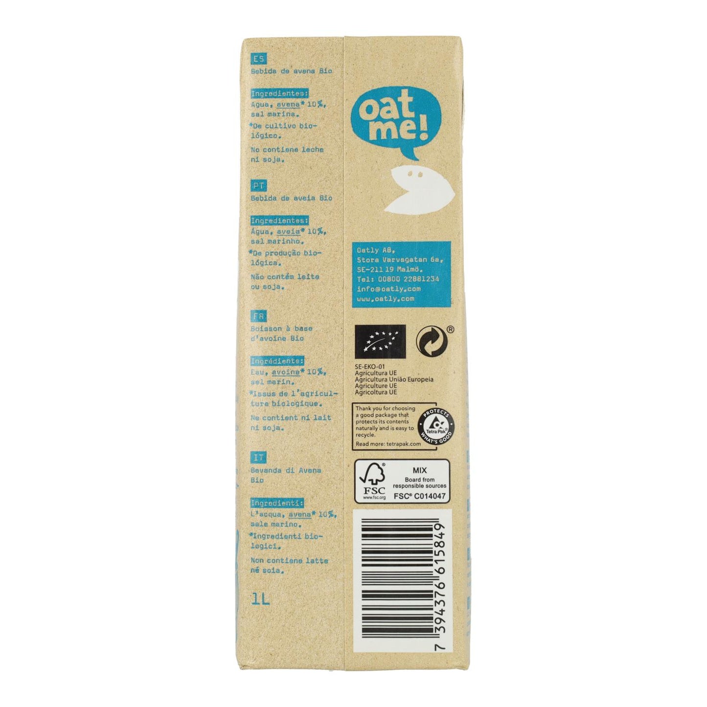 Bio-Haferdrink Original Oatly 1 l