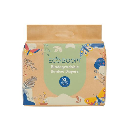 Ecoboom T5 bamboe luier (12 tot 17 kg) 28 stuks