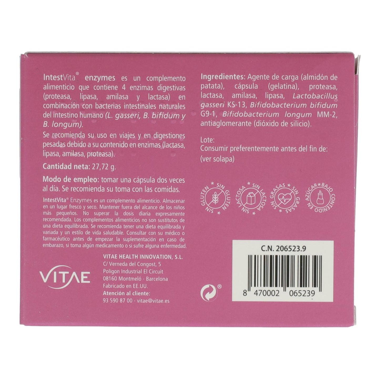 IntestVita Enzymen 15 capsules