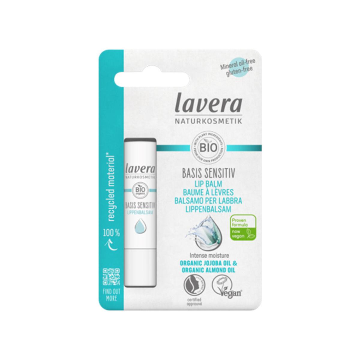 Lippenbalsem Basis Sensitiv BIO, Lavera 4,5 ml
