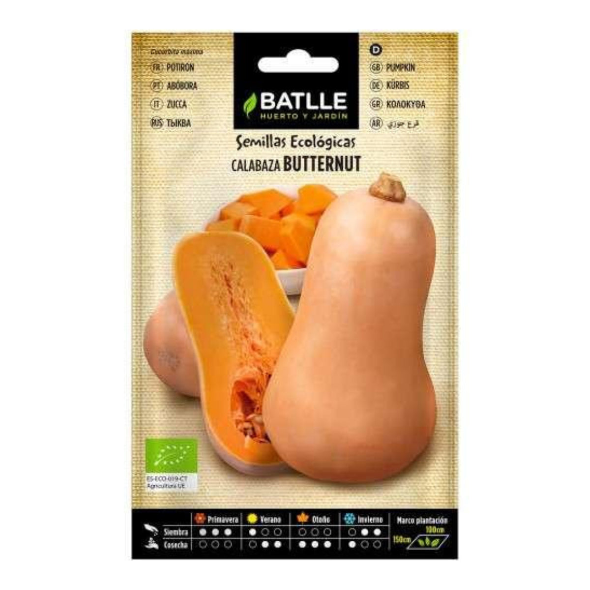 Biologische pompoenpitten  Butternut