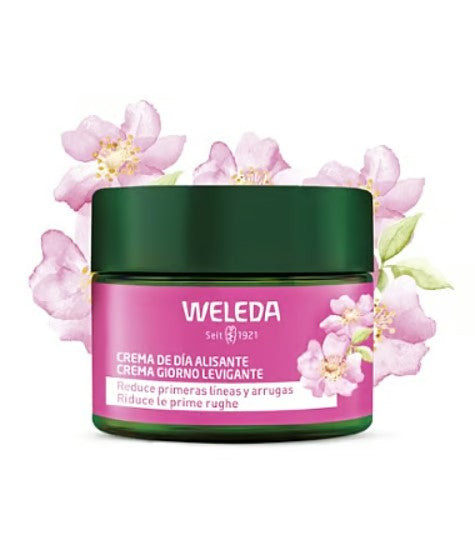 Crema da giorno levigante alla rosa mosqueta e tè bianco, Weleda, 40 ml