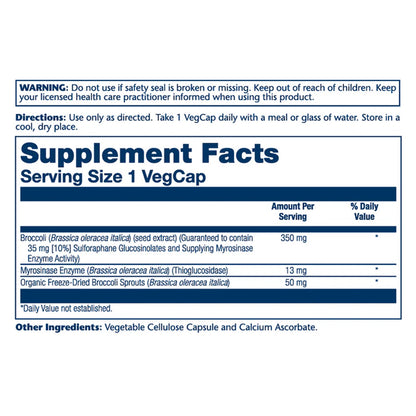 Aktiverat broccolifröextrakt 350 mg 30 kapslar