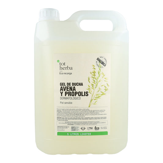 Gel doccia dermatologico all'avena Tot Herba 5 L
