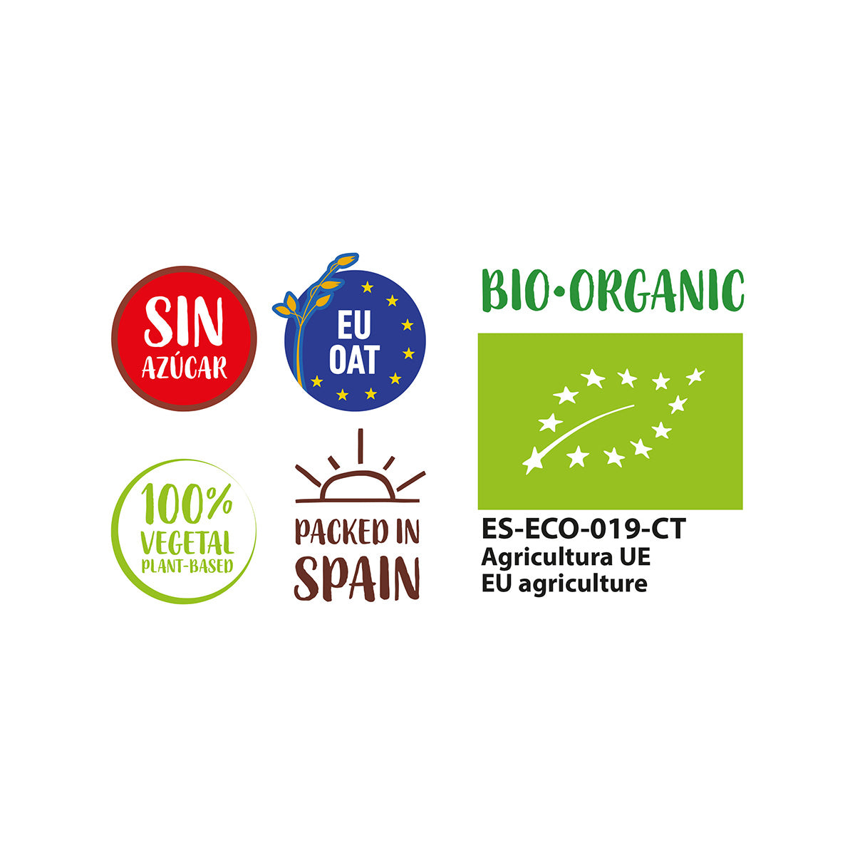 Biologische suikervrije plantaardige haverdrank ECOMIL 1 l