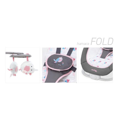 Hamak Fold Asalvo Pajarito Rosa