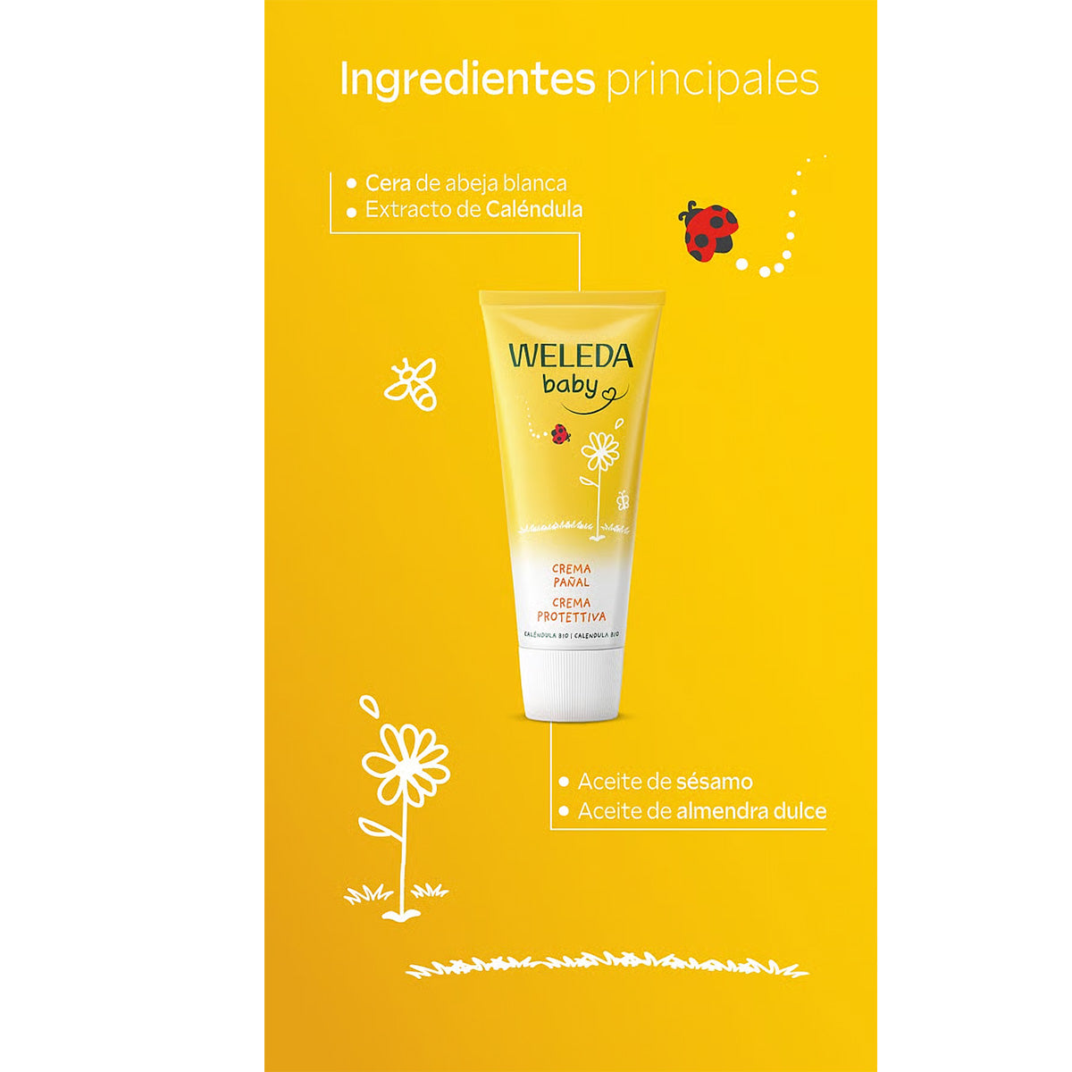 Weleda Calendula Luiercrème, 75 ml