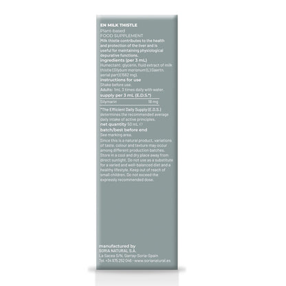 Confezione doppia Estratto di cardo mariano Soria Natural, 50 ml