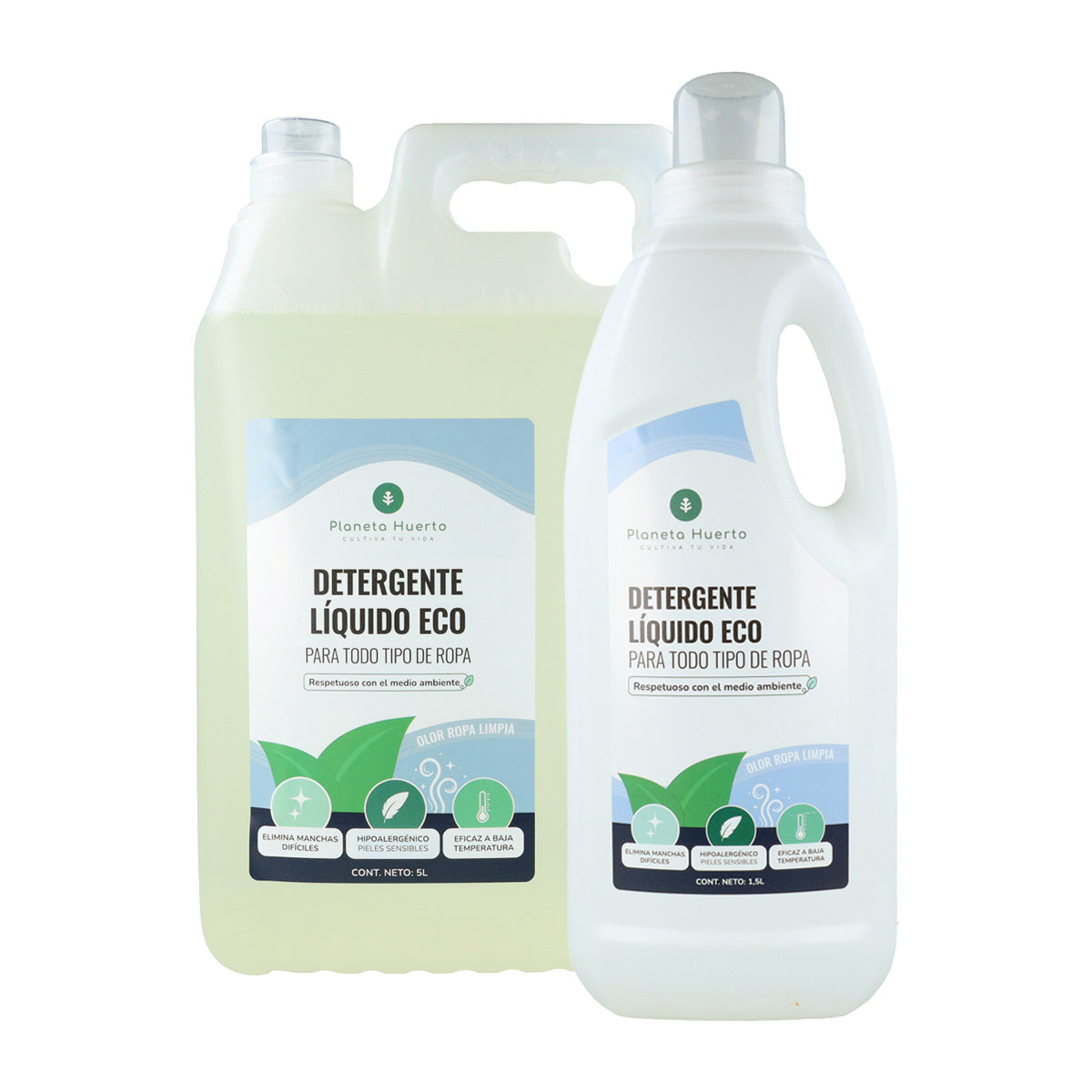 Vloeibaar wasmiddel Eco Natuurlijke schone wasgeur Planeta Huerto 5 liter
