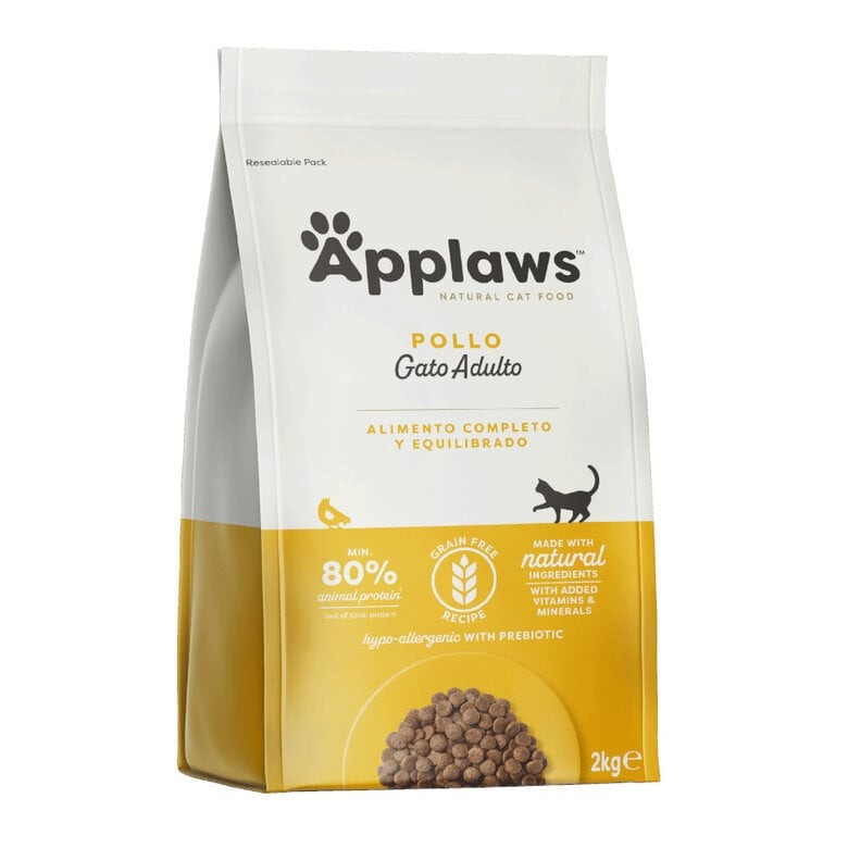 Applaws Cat Dry Adult Grain Free Kyckling 2 kg Naturligt foder för kattungar, grain free