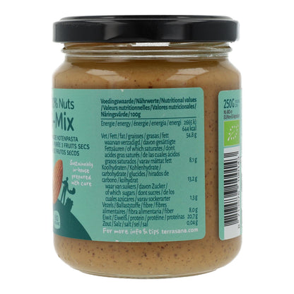 3-Mix Notenpasta (zonder pinda's) Terrasana 250 g