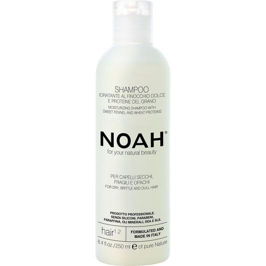 Shampooing hydratant au fenouil doux 1.2 Noah 250 ml