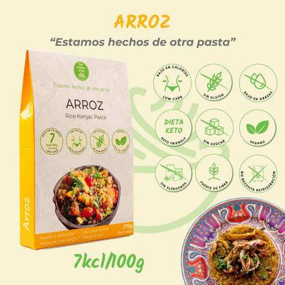 Arroz de konjac The Konjac Shop 270g