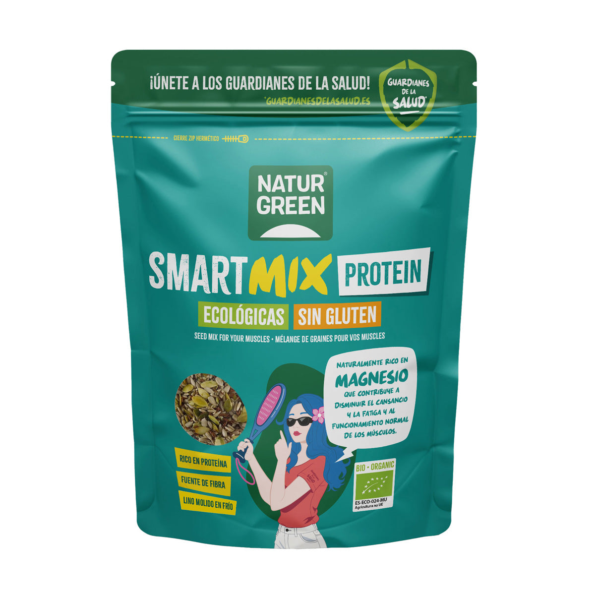 Mélange de graines SmartMix Protein Bio NaturGreen 175 g