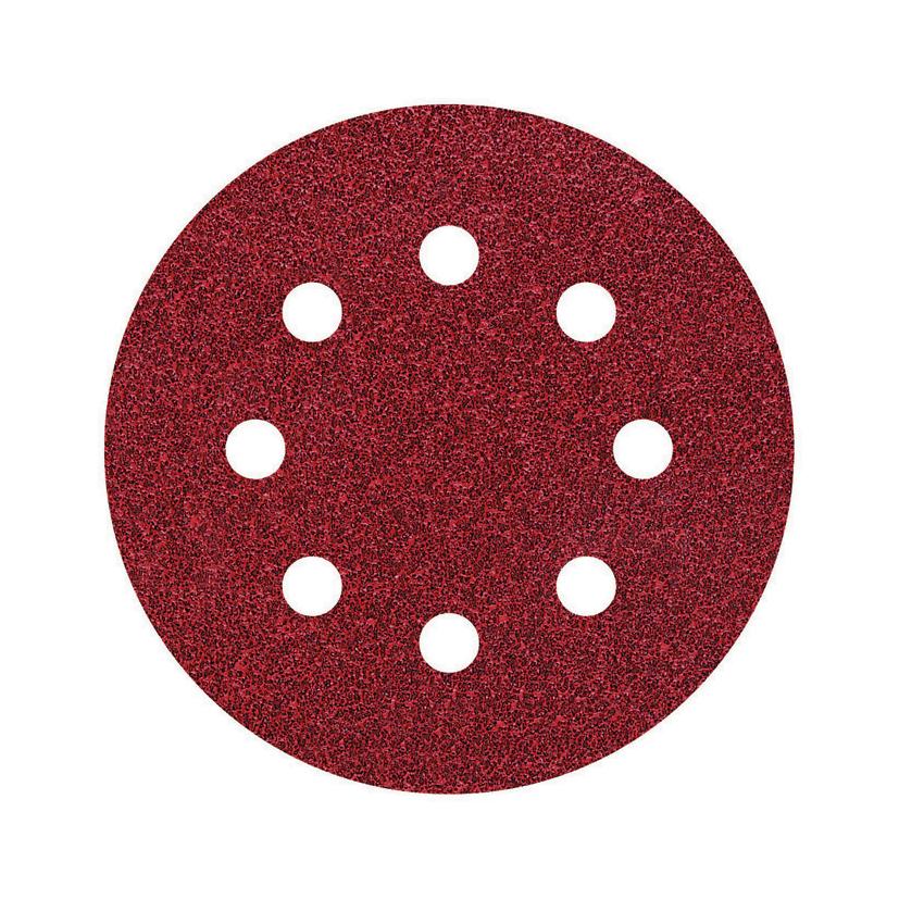 25 perforated adhesive sanding discs Ø 125 mm Wolfcraft 40 grit