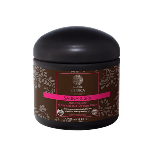 Gorący peeling antycellulitowy do ciała z algami i solą Natura Siberica 370 ml