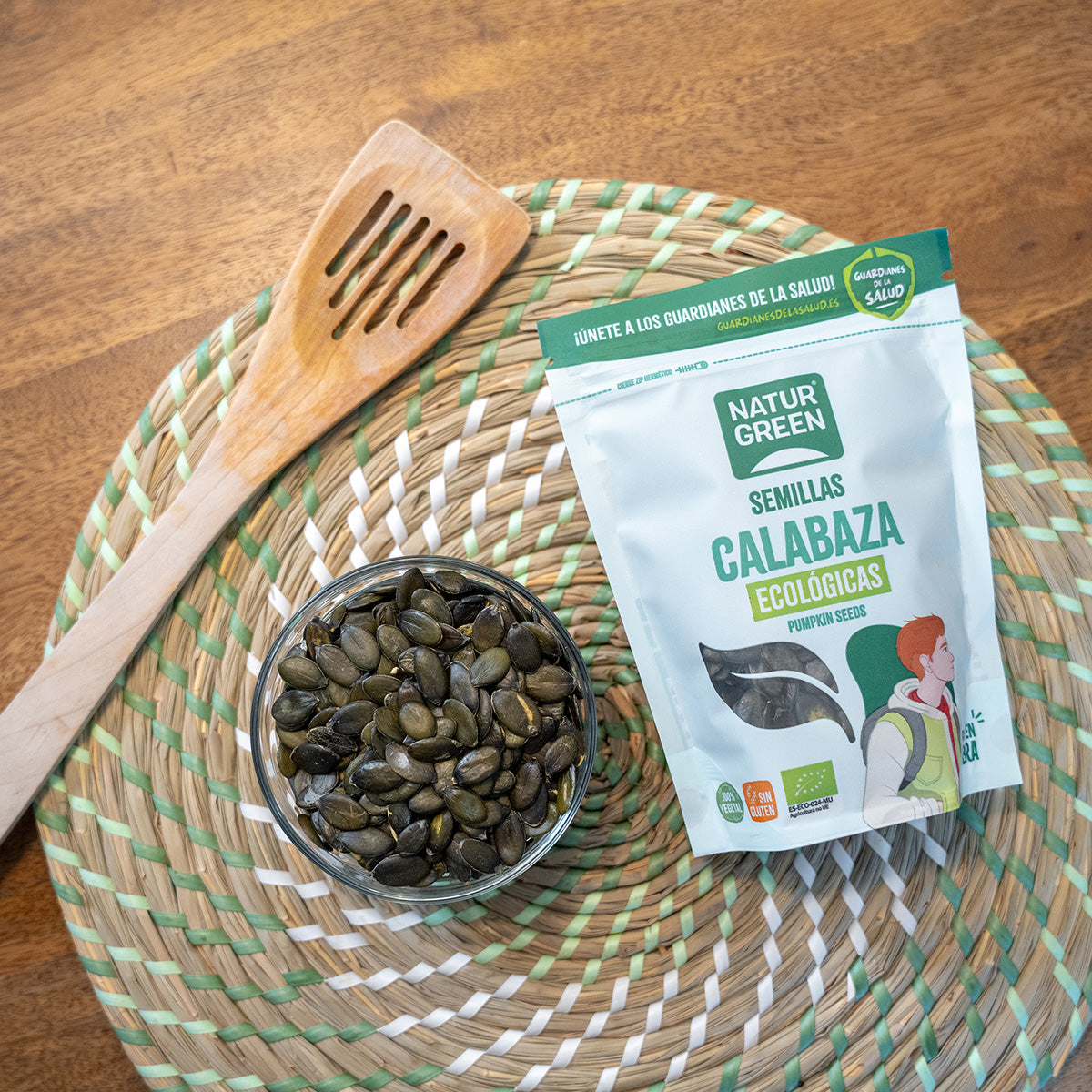 Semillas de calabaza bio Naturgreen 225 g