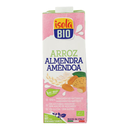 Bio-Reis- und Mandeldrink Isola BIO 1 l