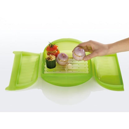 Dampfgarer mit Tablett für 3-4 Personen Lékué