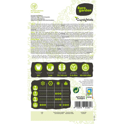 Ekologiska Westlande Herfst-kalefrön Vitalfoods