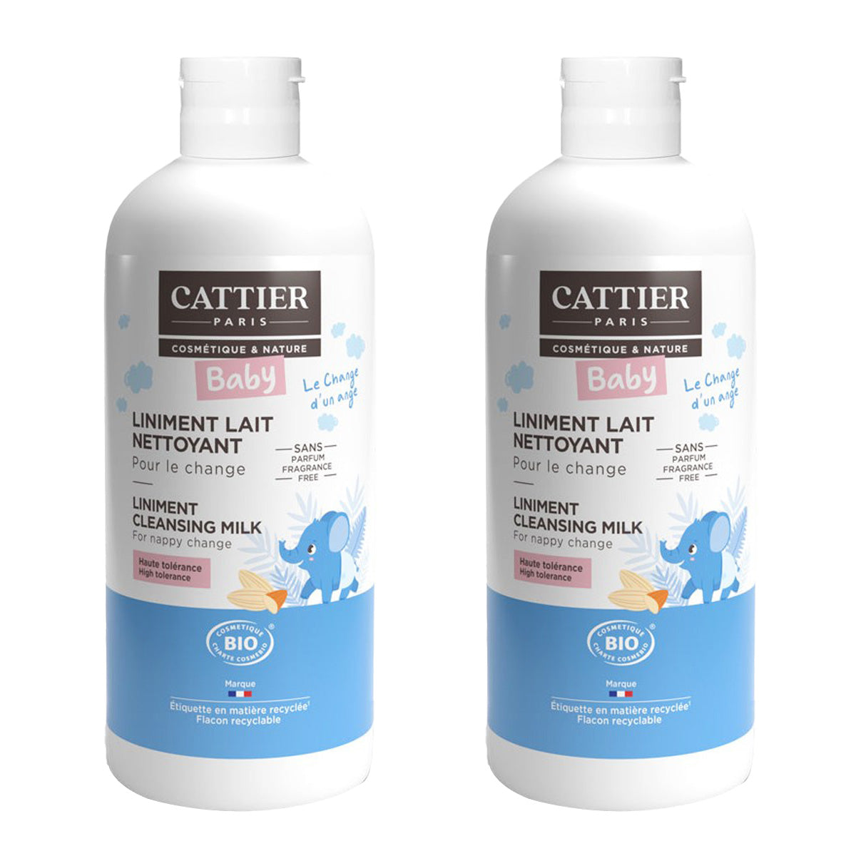 2er-Pack Cattier Windelcreme, 500 ml