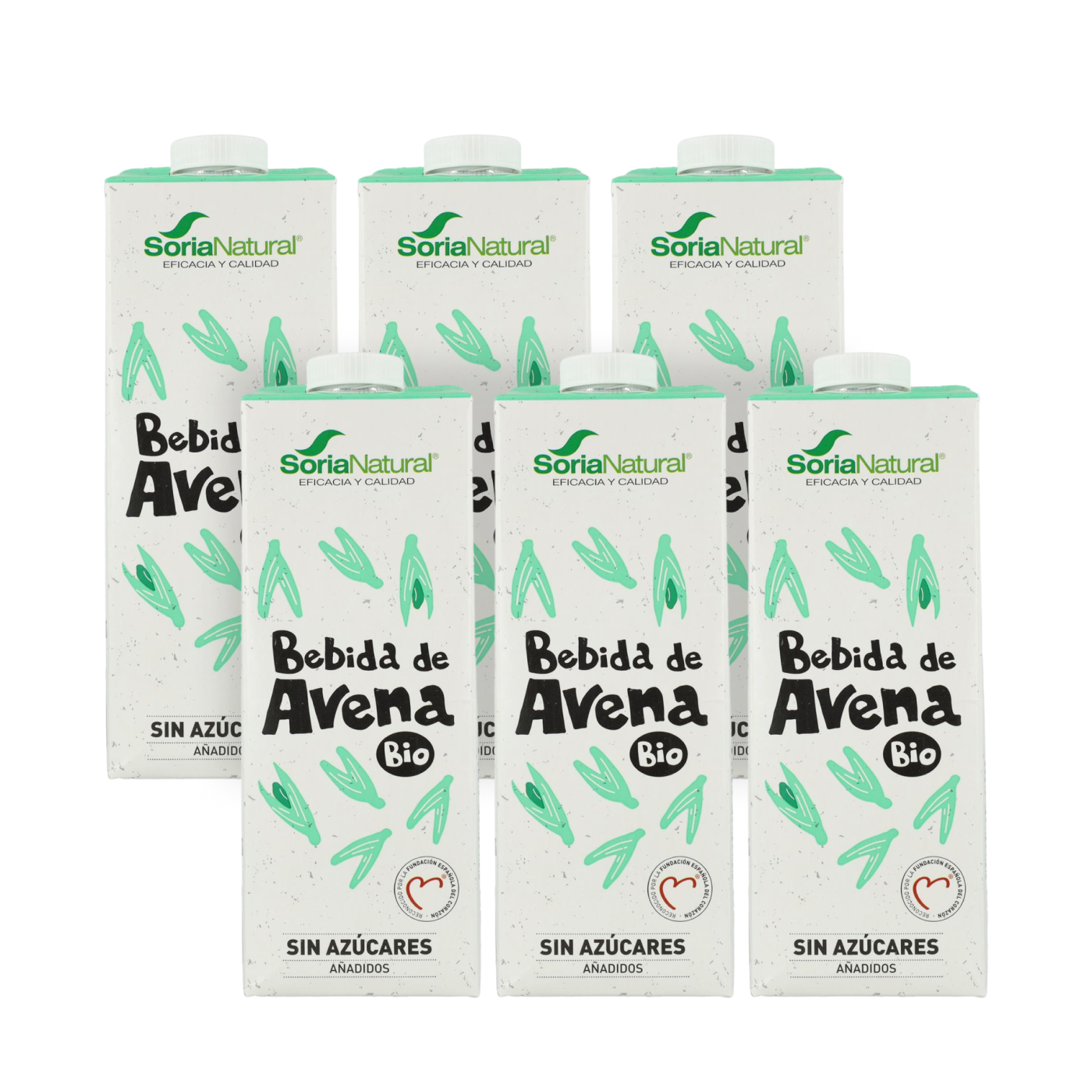 Zestaw 6 x napój owsiany BIO Soria Natural 1 l