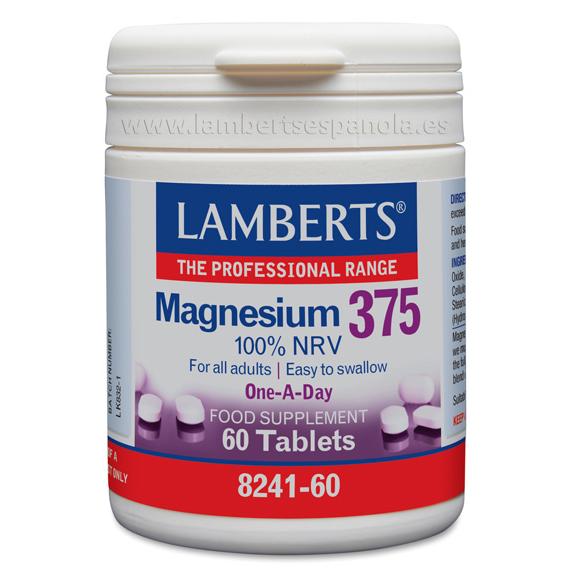Magnesium 375 Lamberts 60 tablets