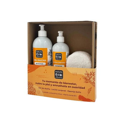 Hygien- och kroppsvårdspaket Nutritivo + Presentförpackning NaturaBIO Cosmetics