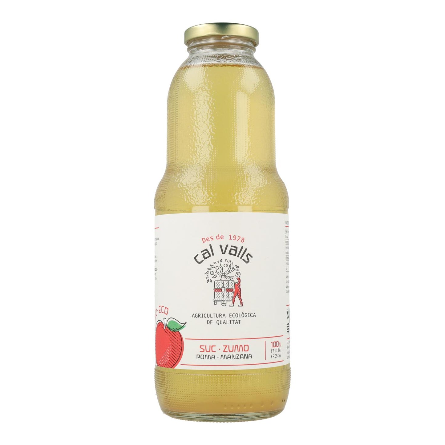 Biologische appelsap Cal Valls 1 l