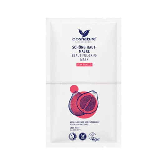Maseczka do twarzy na piękną skórę z różowym grejpfrutem BIO Cosnature 2 x 8 ml