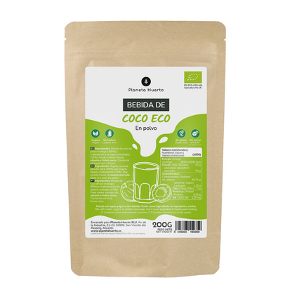 Bevanda al cocco in polvere ECO Planeta Huerto 200 g