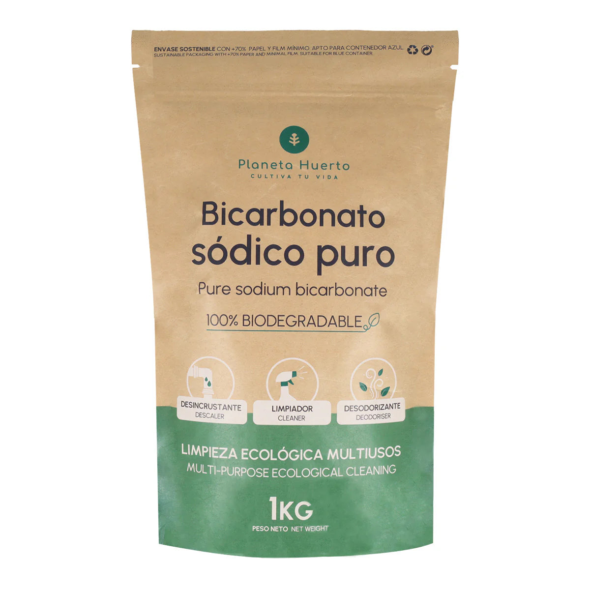 Pack Limpieza Hogar Zero Waste Planeta Huerto 1 Kg