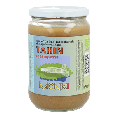 Geroosterde tahin zonder zout bio Monki 330 g