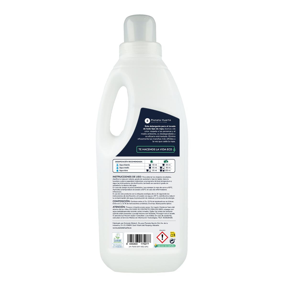 Pack 3xDétergent liquide pour la lessive ECO Unscented Planet Orchard 1,5 Litres