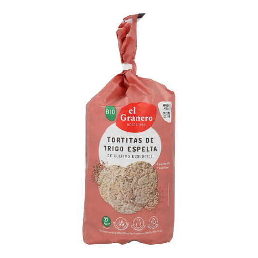 Tortillas de blé d'épeautre El Granero, 100g