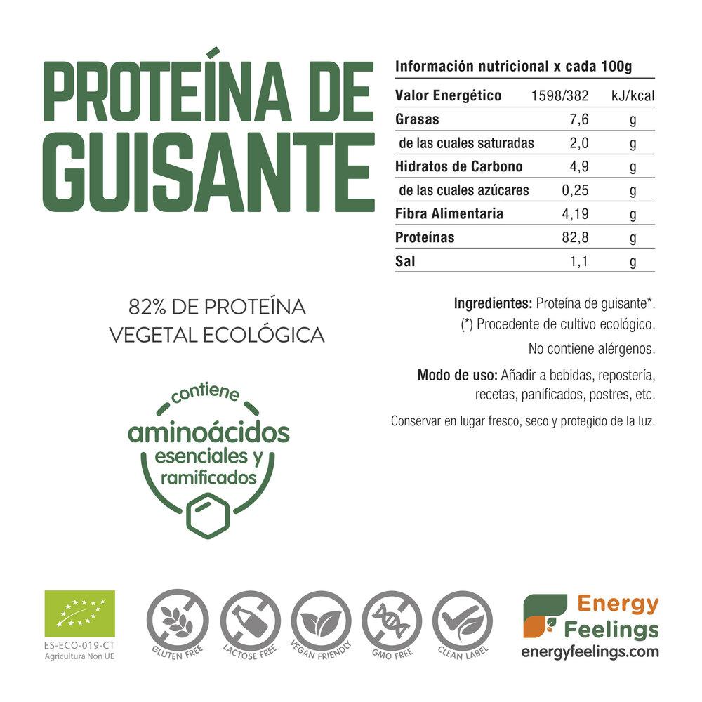 Energy Feelings Protéines de pois ECO 1 kg
