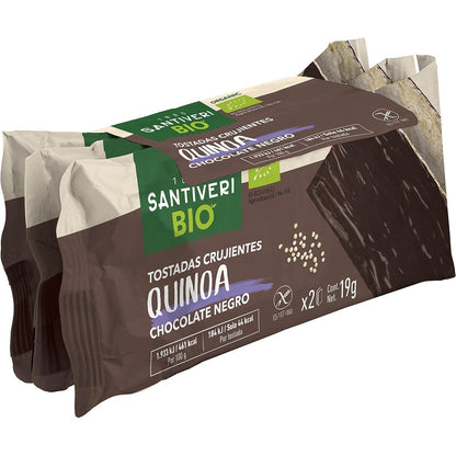 Knapperige toast met quinoa en pure chocolade BIO 3x57 g